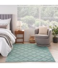 Nourison Easy Care Area Rug NES01 Aqua/Teal