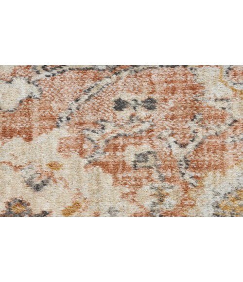 Nourison Oushak Home Rust OUS01 5 ft. 5 in. X 7 ft. 3 in. Rectangle Rug