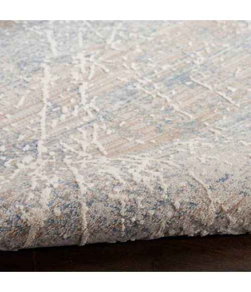 Nourison Splendid Beige Blue SLD02 5 ft. 3 in. X 7 ft. 3 in. Rect. Rug