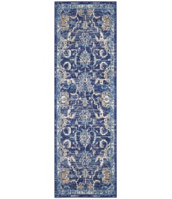 Nourison Grafix - Grf24 Navy Area Rug 2 ft. 3 X 7 ft. 6 Rectangle