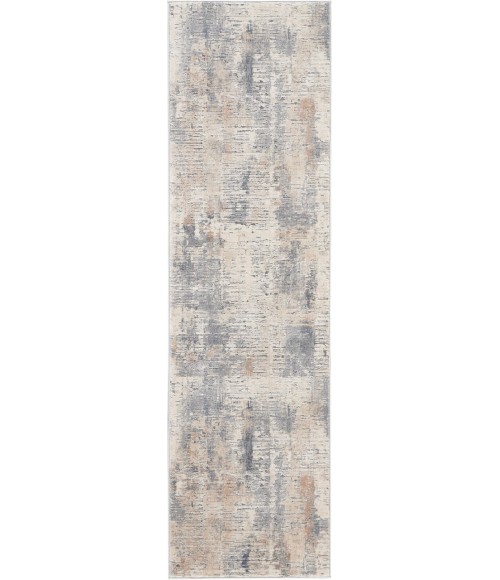 Nourison Rustic Textures Runner Area Rug RUS05-Beige/Grey