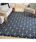 Nourison Home Nourison Essentials Navy Ivory NRE04 6 ft. X 9 ft. Rectangle Rug