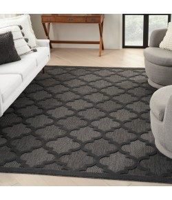 Nourison Easy Care - Nes01 Charcoal Black Area Rug 7 ft. X 10 ft. Rectangle