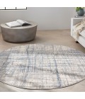 Calvin Klein Rush Area Rug CK950 Ivory Blue