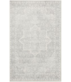 Nourison Astra Machine Washable Grey ASW12 3 ft. 3 in. X 5 ft. Rect. Rug