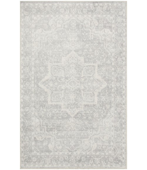 Nourison Astra Machine Washable Grey ASW12 3 ft. 3 in. X 5 ft. Rect. Rug