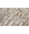 Inspire Me! Home Décor Metallic Grey Mocha MTL01 6 ft. X 9 ft. Rectangle Rug