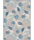 Waverly Sun N' Shade Area Rug SND92 Ivory Blue