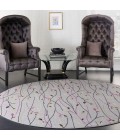 Nourison Grafix Round Area Rug GRF15-Grey