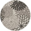 Nourison Aloha - Alh05 Silver Grey Area Rug 7 ft. 10 X Round