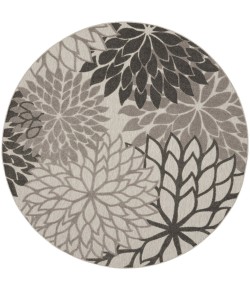 Nourison Aloha - Alh05 Silver Grey Area Rug 7 ft. 10 X Round