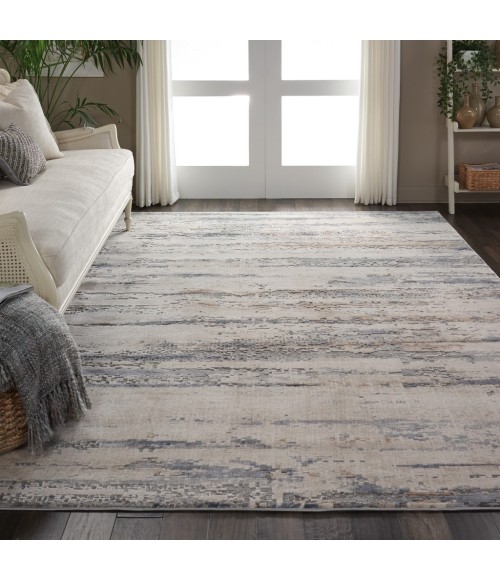 Nourison RUSTIC TEXTURES Area Rug Nourison Rustic Textures Area Rug RUS04-Beige/Grey