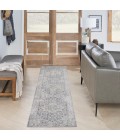 Nourison Astra Machine Washable Area Rug ASW12 Grey/Blue