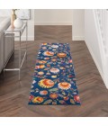 Nourison Allur Area Rug ALR08-Navy Multicolor