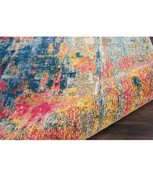 Nourison CELESTIAL Area Rug Nourison Celestial Area Rug CES09-Blue/Yellow