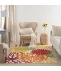 Nourison Aloha Indoor/Outdoor Area Rug ALH05-Red Multi Colored