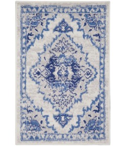 Nourison Whimsicle - Whs14 Ivory Blue Area Rug 2 ft. X 3 ft. Rectangle