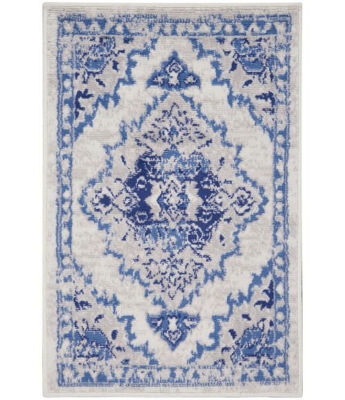 Nourison WHIMSICLE Area Rug Nourison Whimsicle Area Rug WHS14-Ivory Blue
