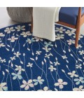 Nourison Tranquil Round Area Rug TRA04-Navy