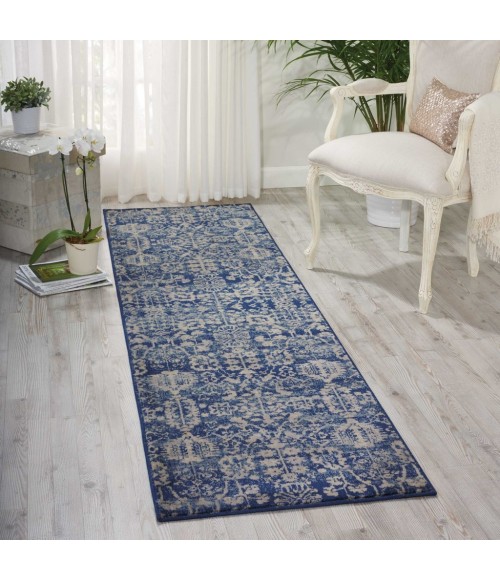 Nourison Somerset Runner Area Rug ST757-Navy