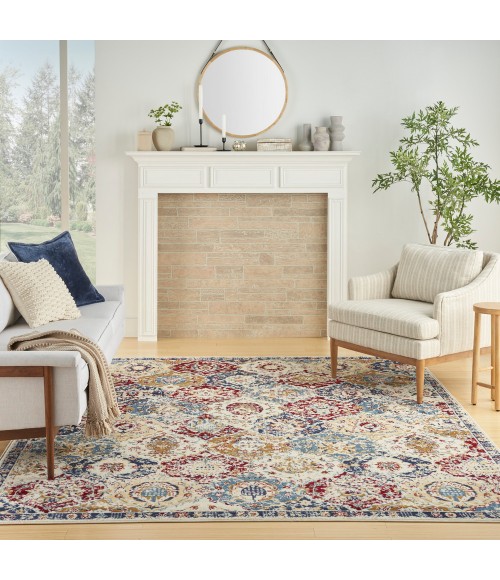 Nourison Grafix Area Rug GRF31 Blue Multicolor