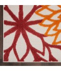 Nourison ALOHA Area Rug Nourison Aloha Area Rug ALH05-Red Multi Colored