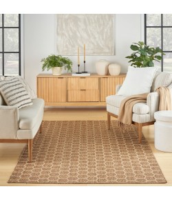 Nourison Reversible Indoor Outdoor Natural RVB01 6 ft. X 9 ft. Rect. Rug