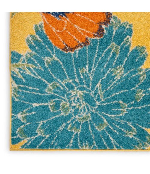 Nourison Allur Area Rug ALR06-Yellow Multicolor