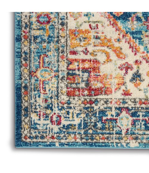 Nourison Passion Area Rug PSN23-Ivory/Light Blue