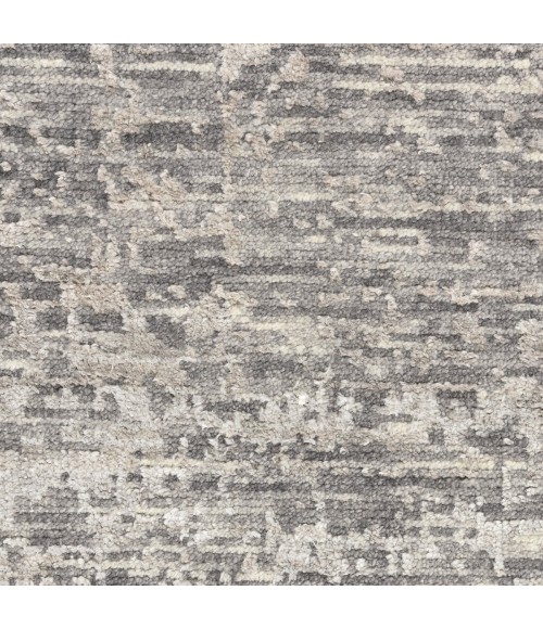 Nourison Luna Grey Silver LUN01 8 ft. X 10 ft. Rect. Rug
