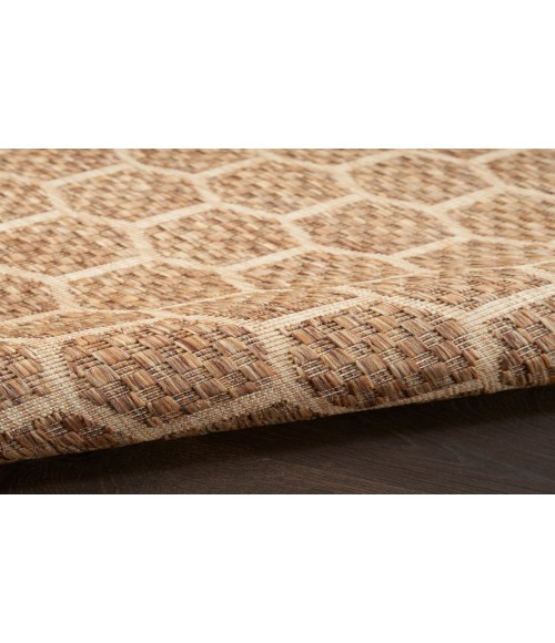 Nourison Reversible Indoor Outdoor Natural RVB01 8 ft. X 10 ft. Rectangle Rug