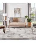 Nourison Elation Area Rug ETN06 Grey Ivory 9' x 12'