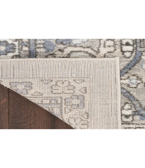 Nourison Concerto Ivory Blue Rug CNC05 8 ft. 10 in. X 11 ft. 10 in. Rectangle - Rugs Town Nourison Concerto Ivory Blue CNC05 8 ft. 10 in. X 11 ft. 10 in. Rectangle Rug