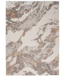 Nourison Sleek Textures Brown Ivory SLE03 7 ft. 10 in. X 10 ft. 6 in. Rect. Rug