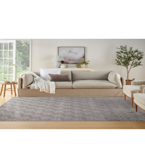 Nourison Casual Light Grey CSU03 9 ft. 2 in. X 12 ft. Rectangle Rug