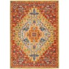 Nourison Allur - Alr04 Red Multicolor Area Rug 5 ft. 3 X 7 ft. 3 Rectangle