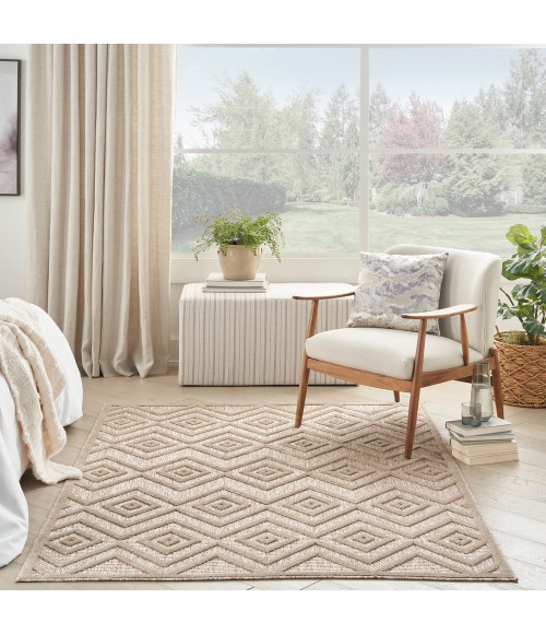 Nourison Versatile Area Rug NRV01 Natural Beige