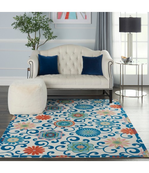 Waverly Sun N' Shade Area Rug SND84-Ivory/Multi