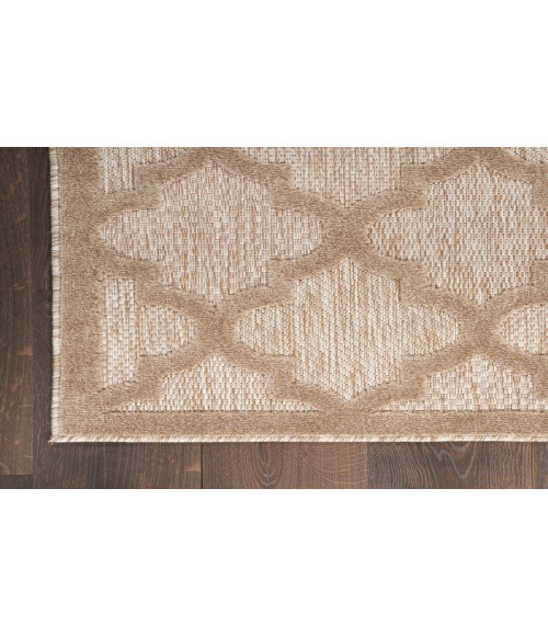 Nourison Easy Care Natural Beige NES01 2 ft. X 4 ft. Rectangle Rug
