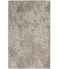 Inspire Me! Home Décor Metallic Grey Mocha MTL01 6 ft. X 9 ft. Rectangle Rug