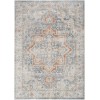 Nourison Astra Washables - Asw12 Denim Multi Area Rug 6 ft. 7 in. X 9 ft. Rectangle