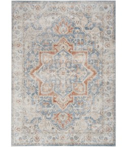 Nourison Astra Washables - Asw12 Denim Multi Area Rug 6 ft. 7 in. X 9 ft. Rectangle