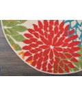 Nourison Aloha Round Area Rug ALH05-Green