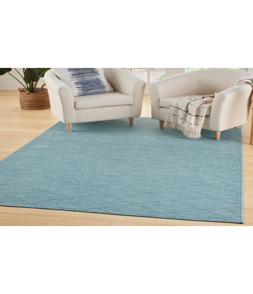 Nourison Practical Solutions Aqua PSL01 7 ft. X 10 ft. Rectangle Rug