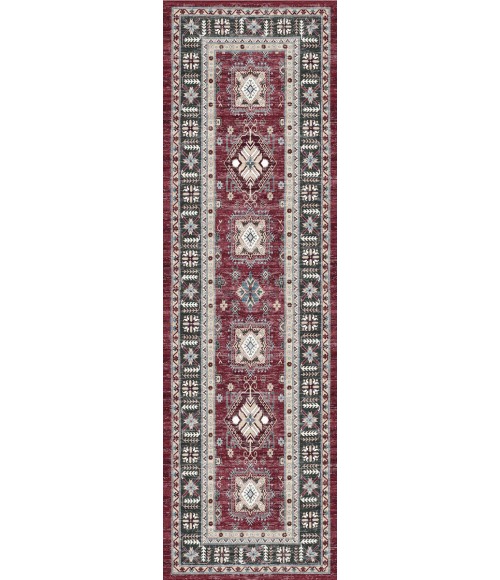 Nourison Fulton Area Rug Nourison Fulton Area Rug FUL03 Red