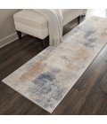 Nourison RUSTIC TEXTURES Area Rug Nourison Rustic Textures Runner Area Rug RUS02-Beige/Grey