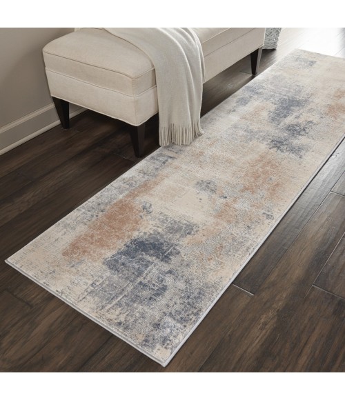 Nourison RUSTIC TEXTURES Area Rug Nourison Rustic Textures Runner Area Rug RUS02-Beige/Grey