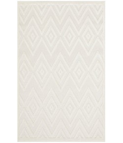 Nourison Versatile Ivory White NRV01 5 ft. Square Rug
