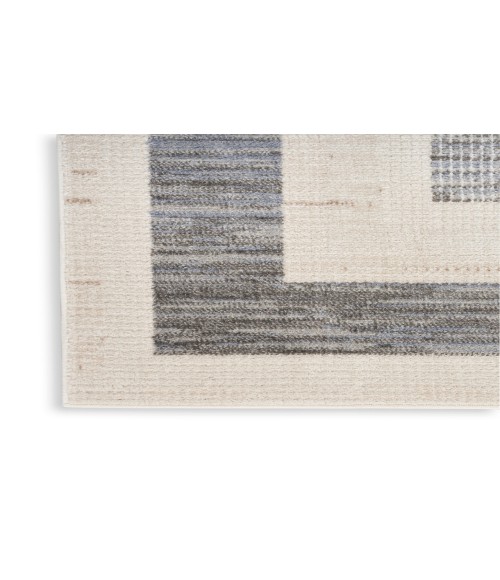 Nourison Serenity Home Grey Ivory Rug SRH07 9 ft. X 12 ft. Rectangle - Rugs Town Nourison Serenity Home Grey Ivory SRH07 9 ft. X 12 ft. Rectangle Rug