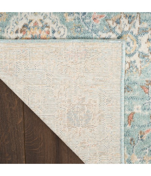 Nourison Home Washable Decor Blue WSD14 9 ft. X 12 ft. Rectangle Rug